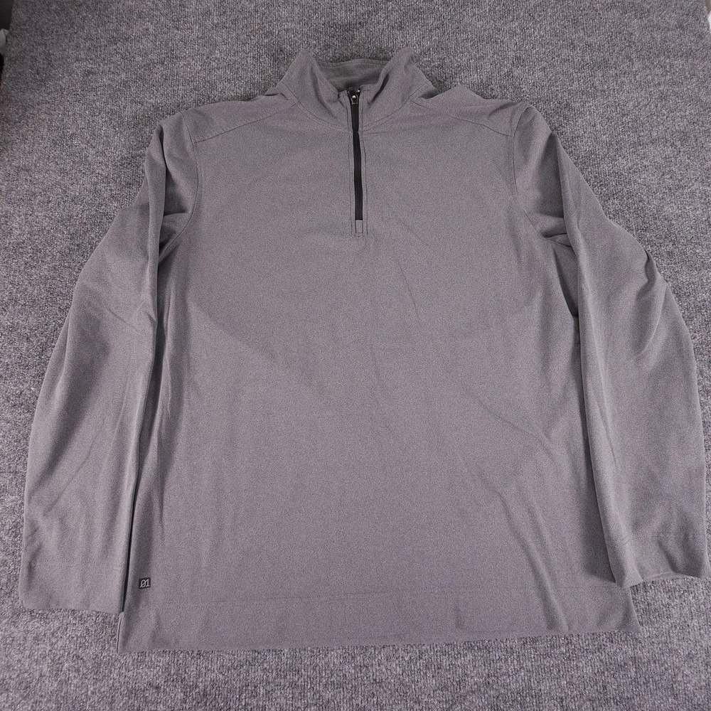 Algo Pullover Mens XL 1/4 Zip Performance Sweatshirt Moisture Wicking Quick Dry